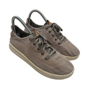 Olukai Women’s Ki’Ihele Li Gray Lace Up Sneakers Size 7.5 GUC